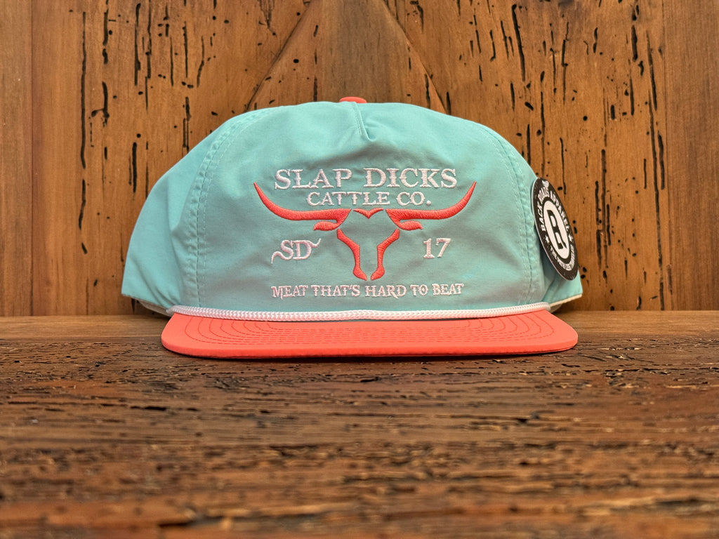 Peach/Teal