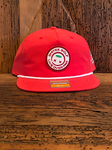 Red clearance golf hats