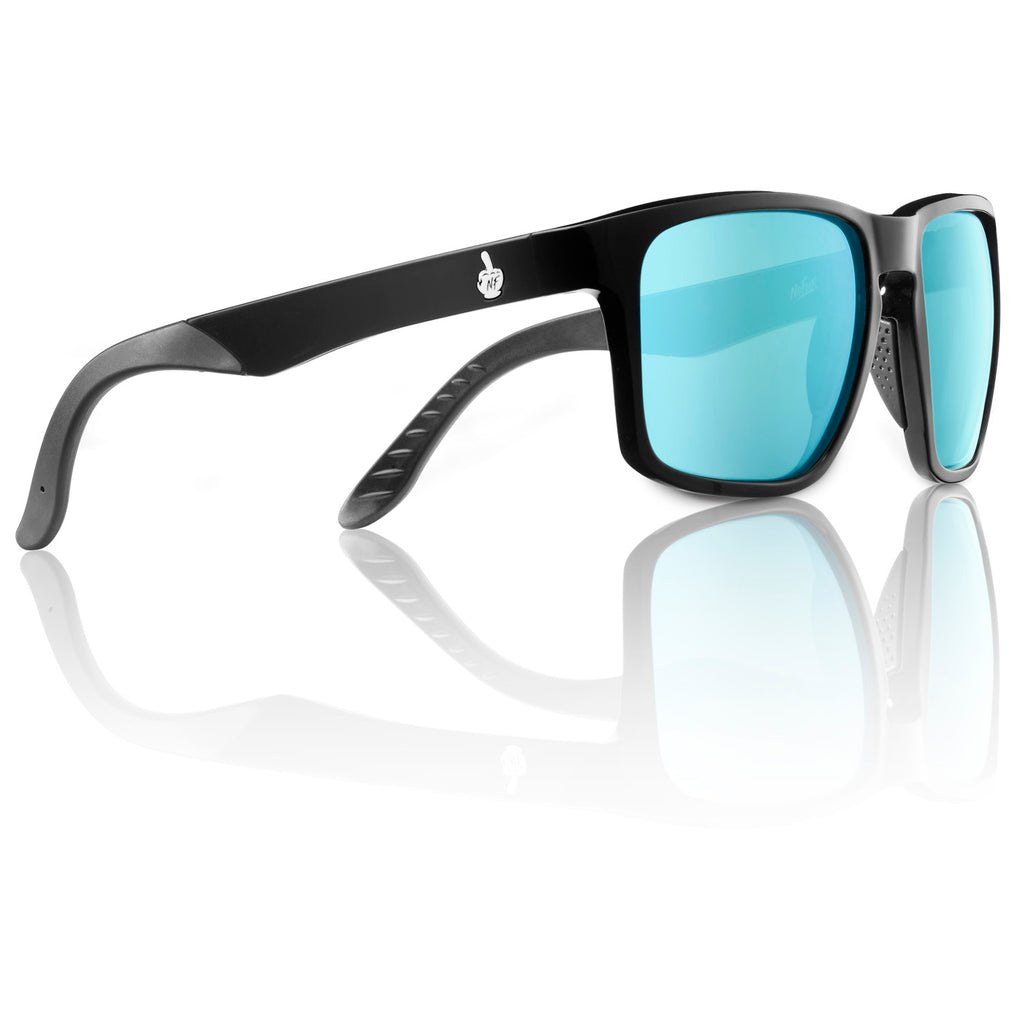 Gloss Black - Sky Blue