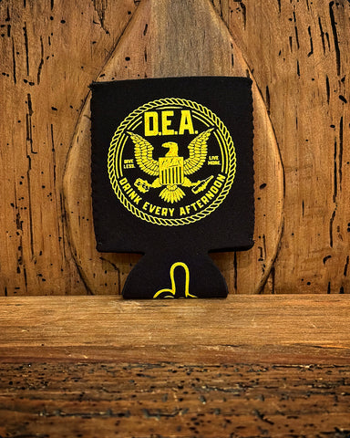 Drink Every Afternoon Logo Coozie