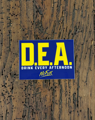 Drink Every Afternoon Font Decal