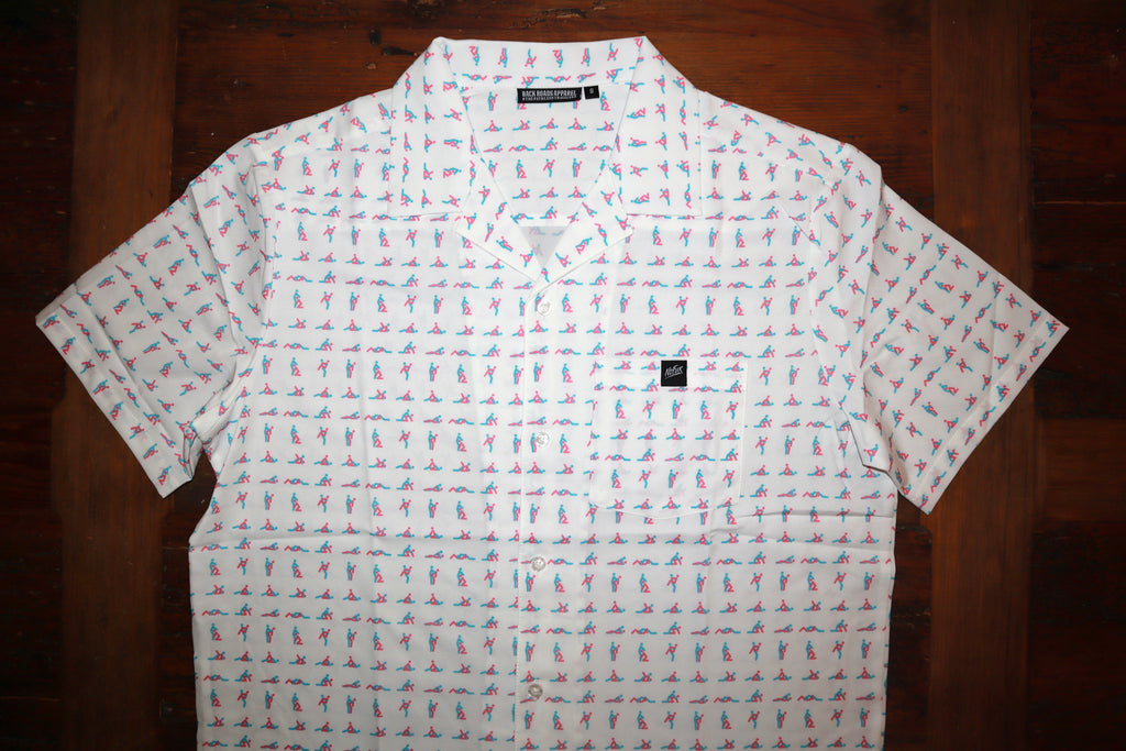 sex position dress shirt Sexual Positions Pattern | Man & Woman Stick People Characters | All-over Print Men's Polo Collar Jersey
