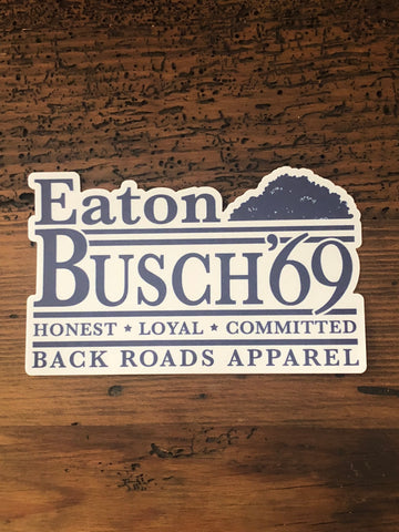 Eaton Busch Campaign Sticker