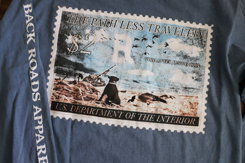 Vintage Goose Stamp Long Sleeve Tee